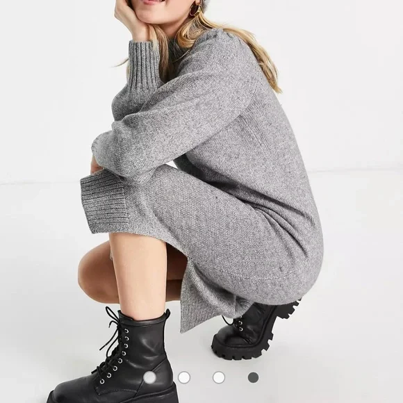 Monki | Dresses | Asos Monki Gray Knit Midi Dress | Poshmark Monki | Dresses | Asos Monki Gray Knit Midi Dress | Poshmark